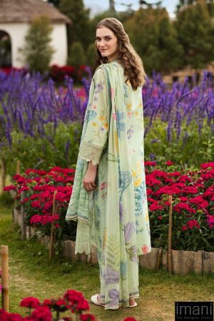 Maria.b Casual Wear Lime Green Embroidered Lawn Suit Mbdw-Ef2631Lg 14 Dw Ef2631 Imanistudio.com