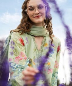 Maria.b Casual Wear Lime Green Embroidered Lawn Suit Mbdw-Ef2631Lg 11 Dw Ef2631A Imanistudio.com