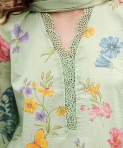Maria.b Casual Wear Lime Green Embroidered Lawn Suit Mbdw-Ef2631Lg 12 Dw Ef2631B Imanistudio.com