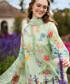 Maria.b Casual Wear Lime Green Embroidered Lawn Suit Mbdw-Ef2631Lg 10 Dw Ef2631G Imanistudio.com