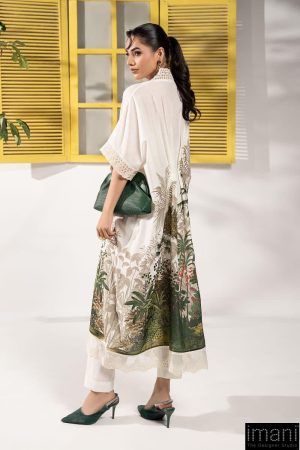 2Pcs Luxury Pret Off White Printed Embroidered Lawn Suit Mbdw-Ef26132Wk 10 Dwef26132A Imanistudio.com