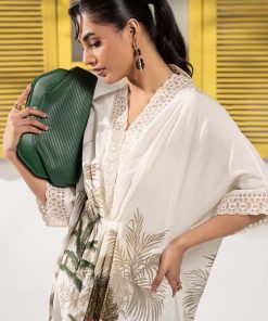 2Pcs Luxury Pret Off White Printed Embroidered Lawn Suit Mbdw-Ef26132Wk 9 Dwef26132C Imanistudio.com
