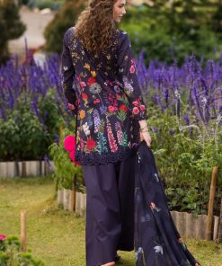 Luxury Pret Navy Blue Printed &Amp; Embroidered Lawn Suit Mbdw-Ef2654Np 12 Dwef2654 Imanistudio.com
