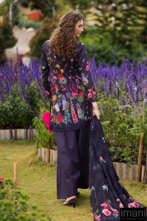 Luxury Pret Navy Blue Printed &Amp; Embroidered Lawn Suit Mbdw-Ef2654Np 12 Dwef2654 Imanistudio.com