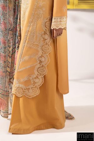 Luxury Pret Green Embroidered Dobby Lawn Suit Mbdw-Ef2663Mo 12 Dwef2663Yellowd Imanistudio.com