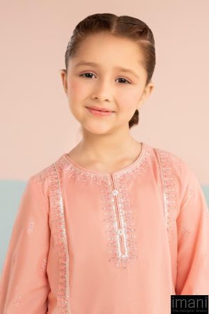 Maria.b Kids Wear Pink Embroidered Lawn Suit Mbkd-Ef2620Pk 12 Mkdef2620Pinkc Imanistudio.com