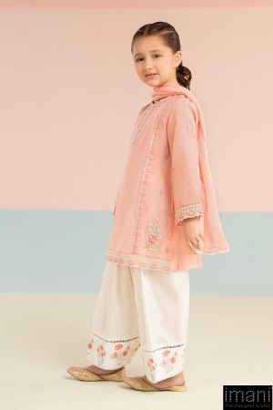 Maria.b Kids Wear Pink Embroidered Lawn Suit Mbkd-Ef2620Pk 16 Mkdef2620Pinkh Imanistudio.com