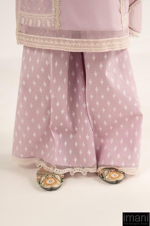 Maria.b Kids Wear Lilac Embroidered Dobby Lawn Suit Mbkd-Ef2624Lc 13 Mkdef2624Purpled Imanistudio.com