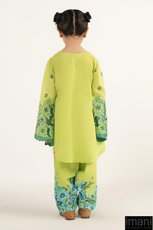 Maria.b Kids Wear Lime Green Embroidered Lawn Suit Mbkd-Ef2630Gl 16 Mkdef2630Greena Imanistudio.com