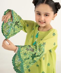 Maria.b Kids Wear Lime Green Embroidered Lawn Suit Mbkd-Ef2630Gl 12 Mkdef2630Greenb Imanistudio.com