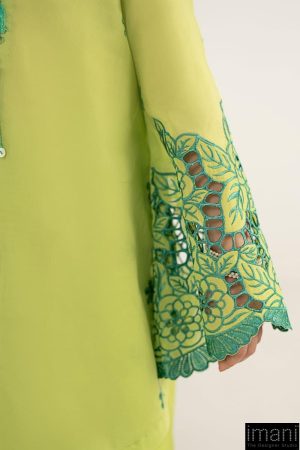 Maria.b Kids Wear Lime Green Embroidered Lawn Suit Mbkd-Ef2630Gl 14 Mkdef2630Greend Imanistudio.com