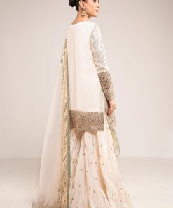 Luxury Formal Off White Embroidered Chiffon/Raw Silk Suit Mbsf-Ef2615Wo 16 Sfef2615A Imanistudio.com