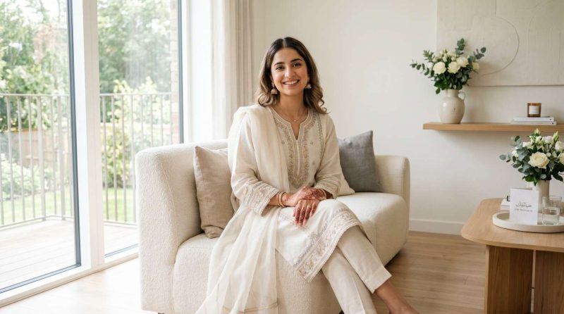 Eid Outfit Ideas Pakistani (2026 Trends + Styling Guide) 3 Modern Kurta Trouser Set Styling