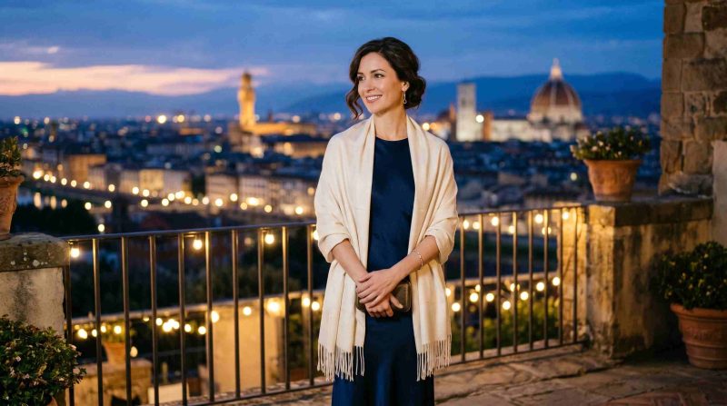 How To Wear A Shawl: 10 Stylish And Easy Ways To Drape It 2 Woman Wearing Classical Drape