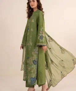 Maria.b Luxury Pret Green Embroidered Dobby Jacquard Suit Mbdw-Ea2605Gg 11 Dw Ea2605Greenh Imanistudio.com