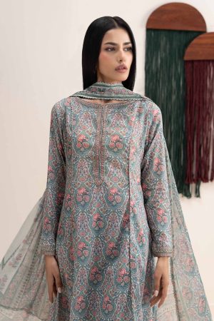 Maria.b Luxury Pret Multi-Colour Printed &Amp; Embroidered Lawn Suit Mbdw-Ea26111Mp 11 Dw Ea26111Multiprintb Imanistudio.com