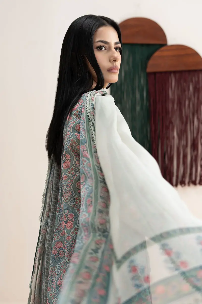 Maria.b Luxury Pret Multi-Colour Printed &Amp; Embroidered Lawn Suit Mbdw-Ea26111Mp 5 Maria.b Luxury Pret Multi-Colour Printed &Amp; Embroidered Lawn Suit Mbdw-Ea26111Mp - Image 5