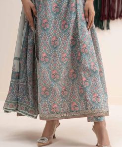 Maria.b Luxury Pret Multi-Colour Printed &Amp; Embroidered Lawn Suit Mbdw-Ea26111Mp 15 Dw Ea26111Multiprintf Imanistudio.com