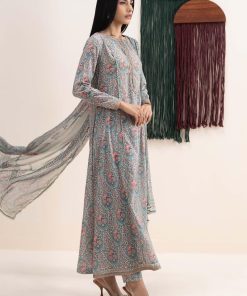 Maria.b Luxury Pret Multi-Colour Printed &Amp; Embroidered Lawn Suit Mbdw-Ea26111Mp 10 Dw Ea26111Multiprinth Imanistudio.com