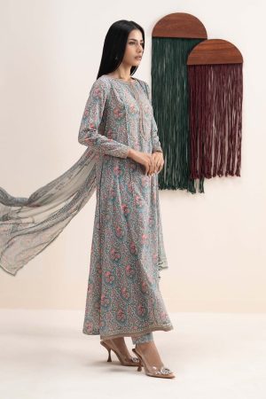 Maria.b Luxury Pret Multi-Colour Printed &Amp; Embroidered Lawn Suit Mbdw-Ea26111Mp 10 Dw Ea26111Multiprinth Imanistudio.com