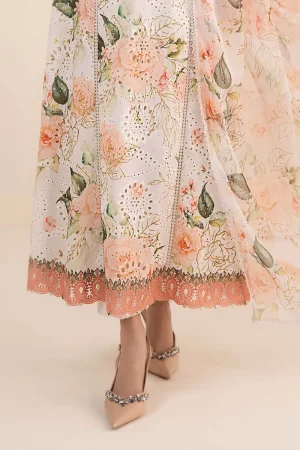 Maria.b Luxury Pret Off-White/Peach Printed &Amp; Embroidered Lawn Suit Mbdw-Ea2634Wp 17 Dw Ea2634Offwhiteg Imanistudio.com