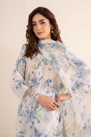 Maria.b Luxury Pret Off-White/Blue Printed &Amp; Embroidered Lawn Suit Mbdw-Ea26202Wb 9 Dw Ef26202Whiteprintb Imanistudio.com