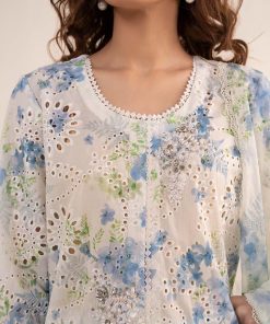 Maria.b Luxury Pret Off-White/Blue Printed &Amp; Embroidered Lawn Suit Mbdw-Ea26202Wb 11 Dw Ef26202Whiteprintd Imanistudio.com