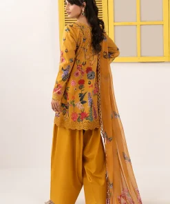 Maria.b Luxury Pret Mustard Printed &Amp; Embroidered Lawn Suit Mbdw-Ef2654Mp 12 Dw Ef2654Musturda Imanistudio.com