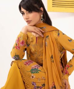 Maria.b Luxury Pret Mustard Printed &Amp; Embroidered Lawn Suit Mbdw-Ef2654Mp 9 Dw Ef2654Musturdb Imanistudio.com