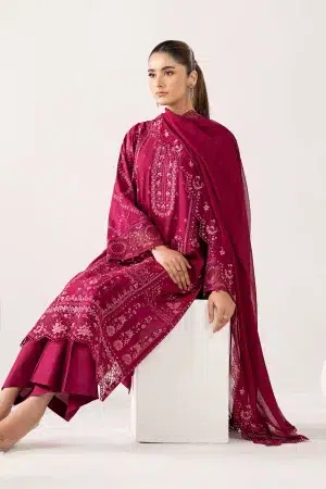 Maria.b Luxury Pret Magenta Embroidered Lawn Suit Mbdw-Ea2627Mt 13 Dwea2627Magentab Imanistudio.com