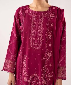 Maria.b Luxury Pret Magenta Embroidered Lawn Suit Mbdw-Ea2627Mt 15 Dwea2627Magentacloseup G Imanistudio.com