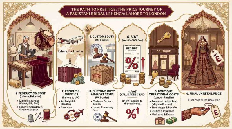 Why Do Pakistani Wedding Outfits Cost So Much More In The Uk Than In Pakistan? 2 Infographic Style Editorial