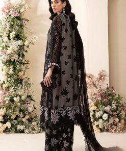 Luxury Formal Black Embroidered Chiffon Suit Mbcs-Ea2601Bw 18 Mbcs 26101Blacka Imanistudio.com