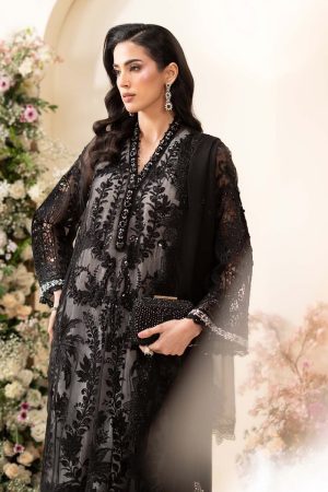 Luxury Formal Black Embroidered Chiffon Suit Mbcs-Ea2601Bw 13 Mbcs 26101Blackb Imanistudio.com