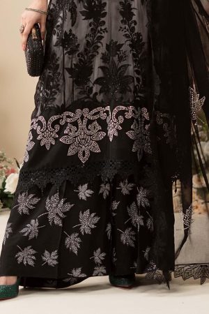 Luxury Formal Black Embroidered Chiffon Suit Mbcs-Ea2601Bw 17 Mbcs 26101Blackg Imanistudio.com