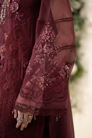 Luxury Formal Burgundy Embroidered Chiffon Suit Mbcs-Ea2608Bd 17 Mbcs 26108Maroonf Imanistudio.com
