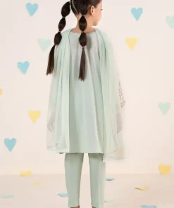 Mariab Sea Green Embroidered Dobby Lawn Suit Mbkd-Ef2550Sg 12 Mkd Ef2550Aquaa Imanistudio.com
