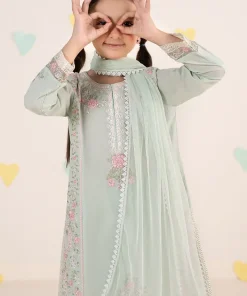 Mariab Sea Green Embroidered Dobby Lawn Suit Mbkd-Ef2550Sg 9 Mkd Ef2550Aquab Imanistudio.com