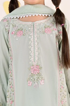 Mariab Sea Green Embroidered Dobby Lawn Suit Mbkd-Ef2550Sg 10 Mkd Ef2550Aquac Imanistudio.com