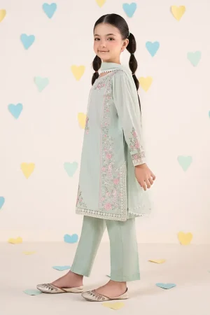 Mariab Sea Green Embroidered Dobby Lawn Suit Mbkd-Ef2550Sg 8 Mkd Ef2550Aquaf Imanistudio.com