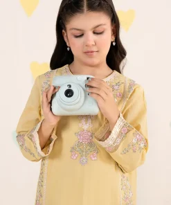 Mariab Yellow Embroidered Dobby Lawn Suit Mbkd-Ef2550Yl 11 Mkd Ef2550Yellowb Imanistudio.com