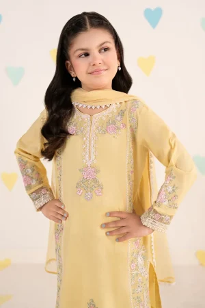 Mariab Yellow Embroidered Dobby Lawn Suit Mbkd-Ef2550Yl 12 Mkd Ef2550Yellowc Imanistudio.com