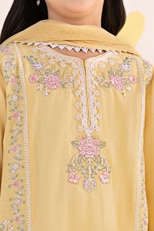 Mariab Yellow Embroidered Dobby Lawn Suit Mbkd-Ef2550Yl 13 Mkd Ef2550Yellowd Imanistudio.com