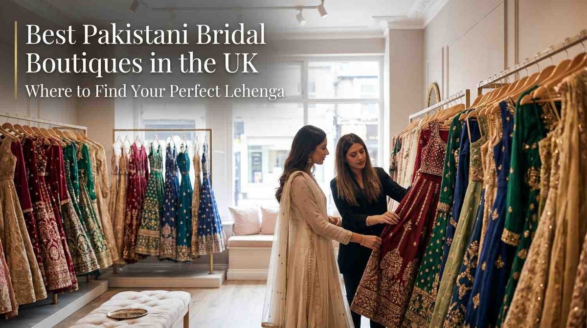 Best Pakistani Bridal Boutiques In The Uk For Lehengas And Bridal Suits 1 Best Pakistani Bridal Boutiques