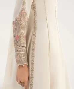Maria.b Luxury Pret Off-White Embroidered Dobby Lawn Suit Mbdw-Ea25122Wo 14 Dw Ea25122Offwhitee Imanistudio.com
