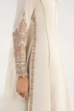Maria.b Luxury Pret Off-White Embroidered Dobby Lawn Suit Mbdw-Ea25122Wo 14 Dw Ea25122Offwhitee Imanistudio.com
