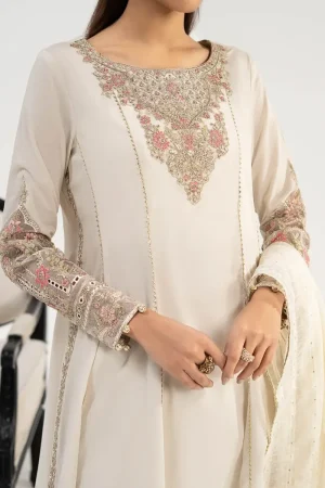 Maria.b Luxury Pret Off-White Embroidered Dobby Lawn Suit Mbdw-Ea25122Wo 12 Dw Ea25122Offwhitef Imanistudio.com