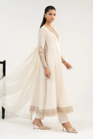 Maria.b Luxury Pret Off-White Embroidered Dobby Lawn Suit Mbdw-Ea25122Wo 10 Dw Ea25122Offwhiteh Imanistudio.com