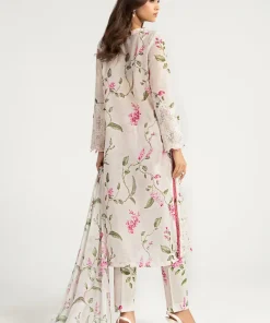 Maria.b Luxury Pret Off-White Embroidered Paper Cotton Suit Mbdw-Ea2602Wp 14 Dw Ea2602Offwhitea Imanistudio.com