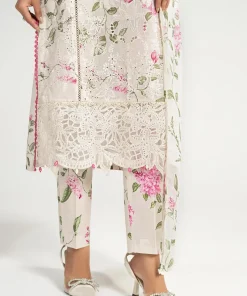 Maria.b Luxury Pret Off-White Embroidered Paper Cotton Suit Mbdw-Ea2602Wp 13 Dw Ea2602Offwhitee Imanistudio.com
